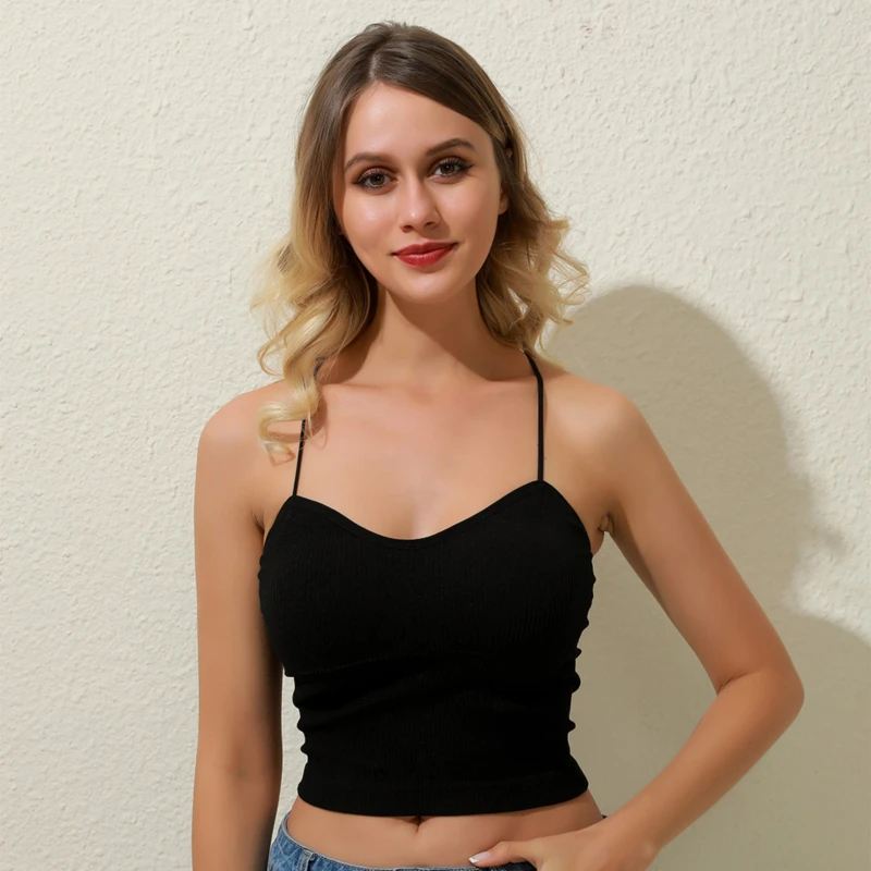Женский топик простой удобный облегающий укороченный топ высокое качество 2020