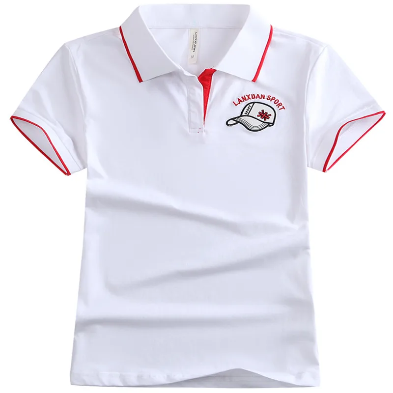 Фирменная бейсбольная кепка женская рубашка-поло с вышивкой летние топы