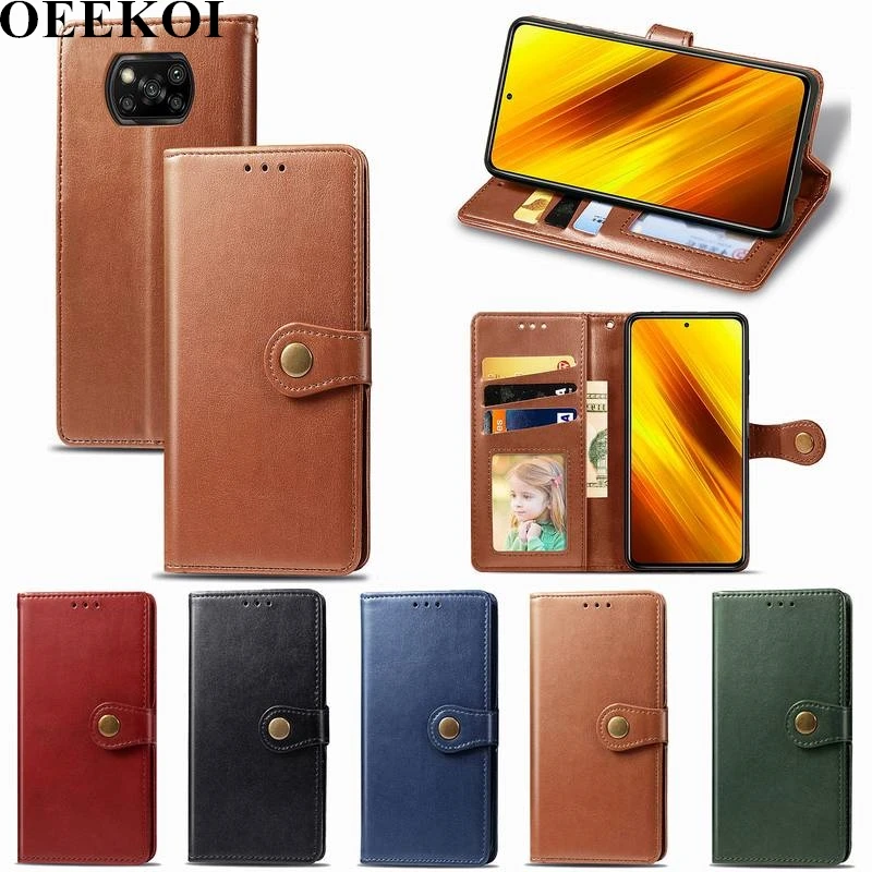 

Чехол-Кошелек OEEKOI из искусственной кожи для Xiaomi POCO X3 NFC