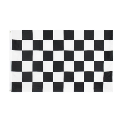 60x9 0 см/90x150 см белый черный клетчатый флаг 2x3 фута/3x5 футов гонки Гонки старт баннер