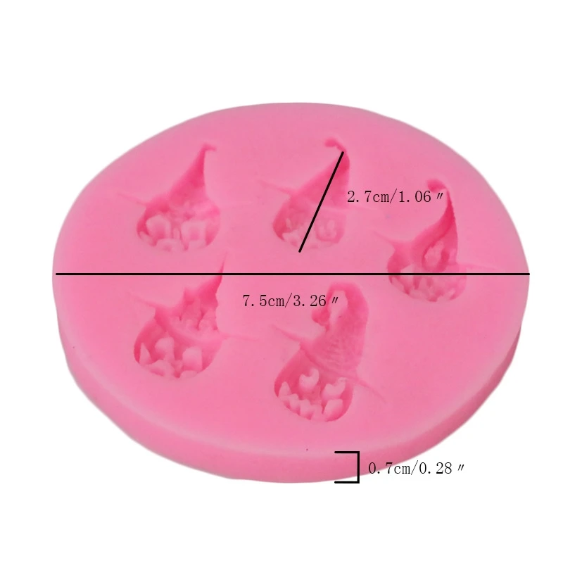 Форма Тыква на Хэллоуин силиконовая форма для торта шоколада конфет выпечки