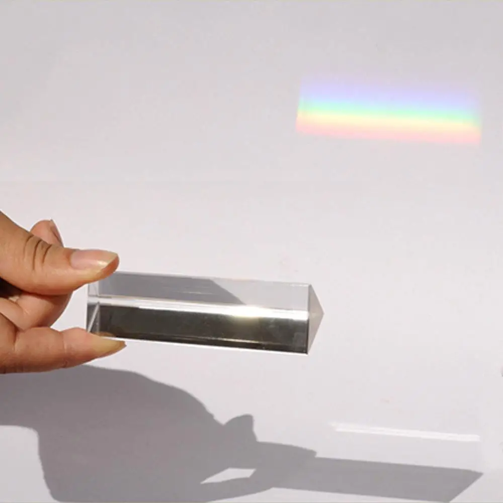 

Photography Prop Science Stationery Teaching Prism Prism Christmas Gift Hobbies Rainbow Glass Transparent Educational
