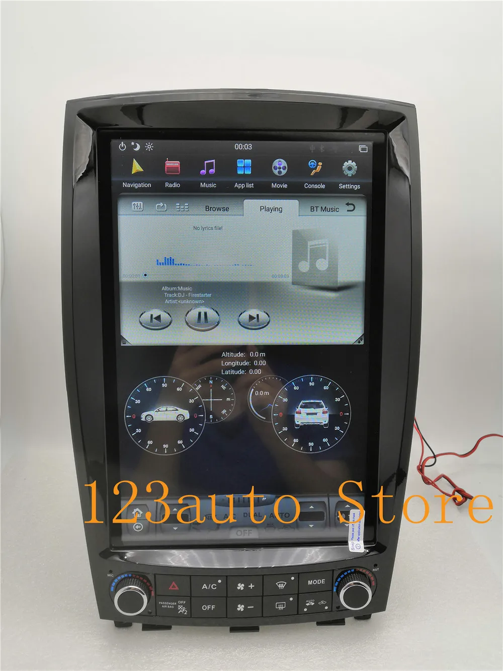 12,1 ''вертикальный Tesla стиль Android 8,1 автомобильный DVD gps плеер для infiniti QX50 QX50L EX25 EX35 2010- Радио Навигация