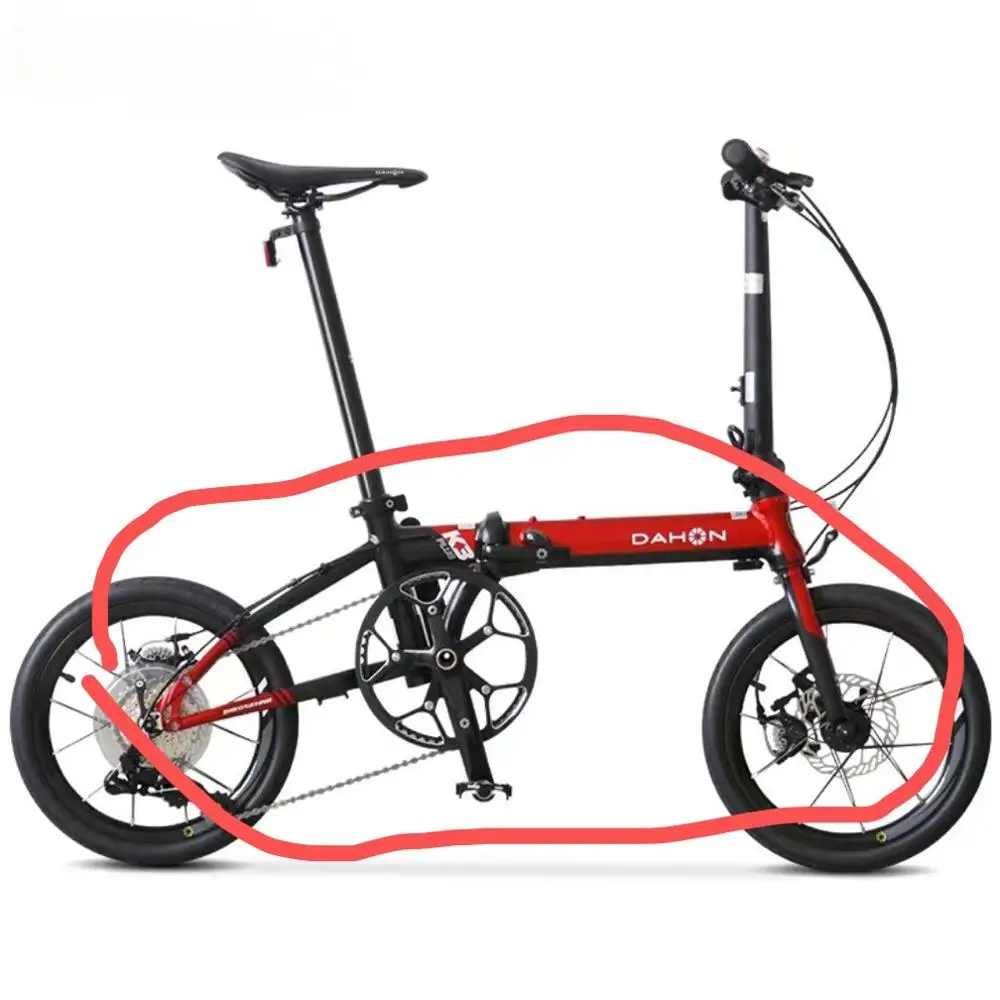 Dahon K3 плюс kaa693 складная рама велосипеда 16 дюймов дисковый тормоз внутренней