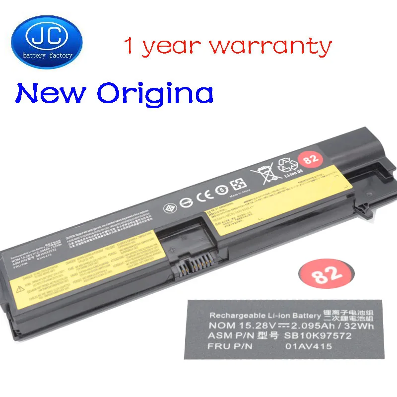 

Новый оригинальный аккумулятор JC для ноутбука Lenovo Thinkpad E570 E575 E570C Series 01AV415 01AV418 SB10K97575 SB10K97573 41Wh