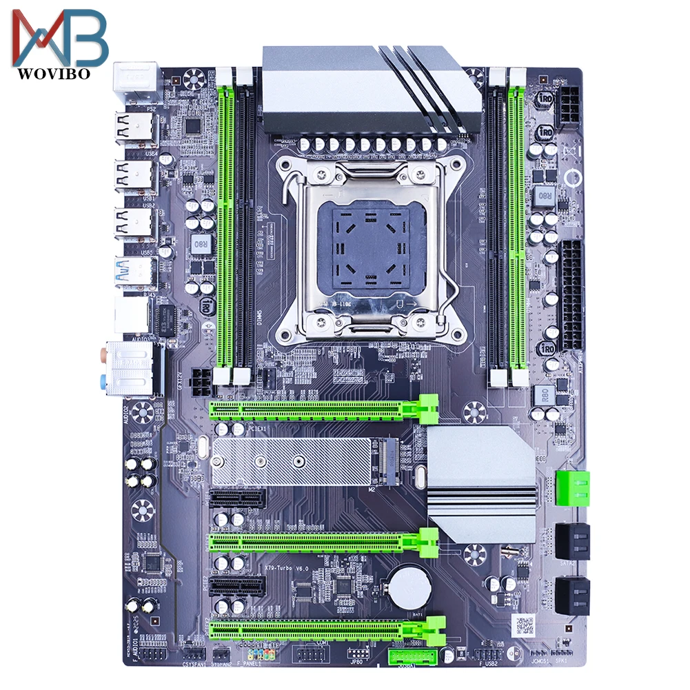 Материнская плата X79 LGA 2011 DDR3 2 канала 64 Гб REG ECC RECC SATA III USB 3 0 M.2 NVMe для Intel LGA2011 I7 E5 ЦП