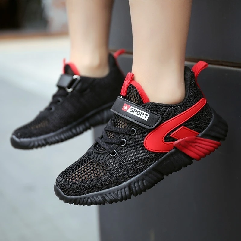 Детские кроссовки для бега летняя спортивная обувь мальчиков Tenis infantile Двойная