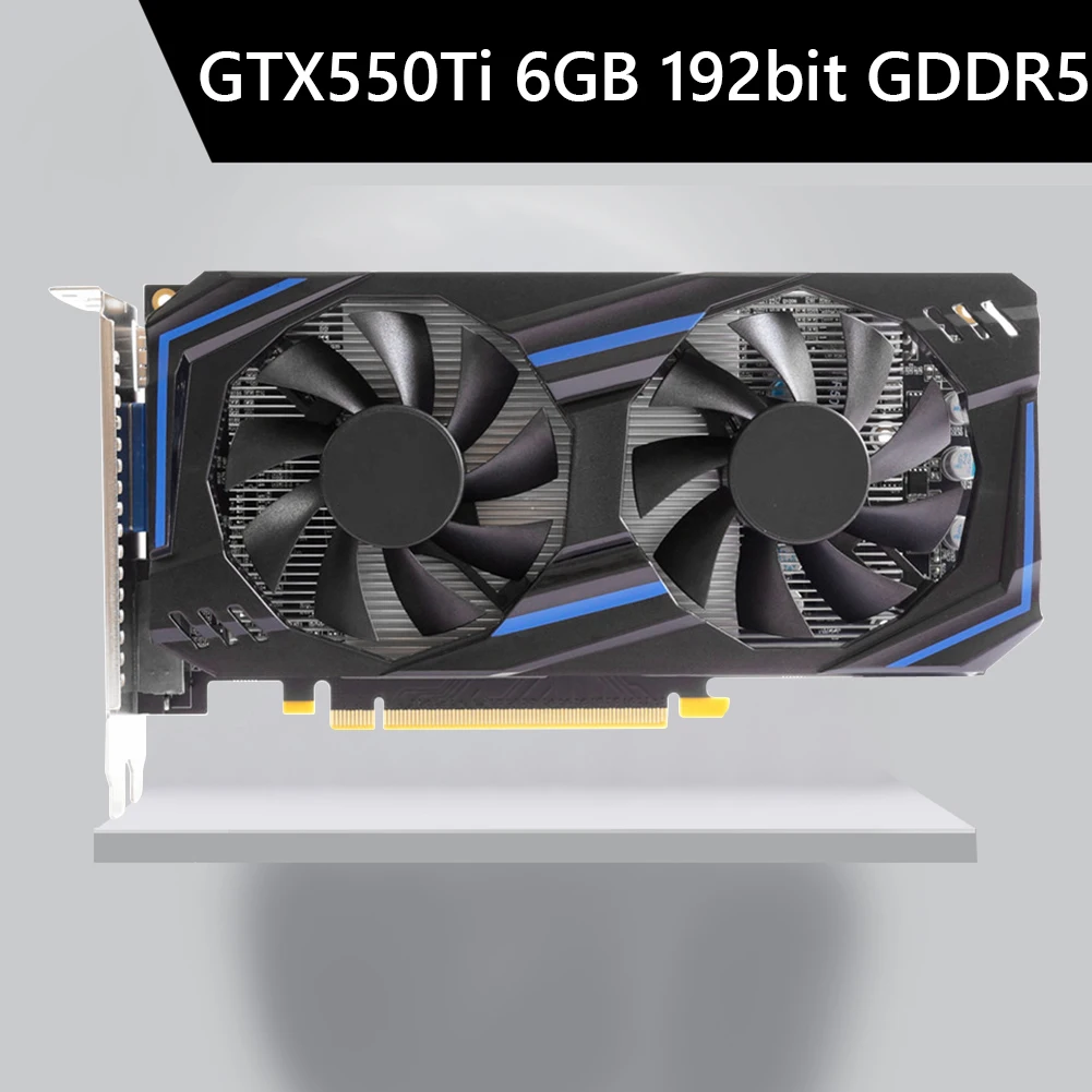 NVIDIA Graphic Card GTX 550ti 1.5/3/6GB GDDR5 192 -Bit for PC Desktop Gaming Discrete Video Motherboard | Компьютеры и офис