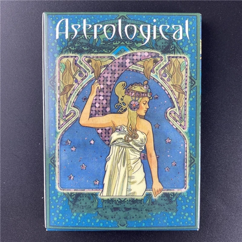 

Astrological Oracle Cards Tarot The Wisdom Of The Stars In Everyday Living In Art Nouveau Board Game Cards Deck For Family Party