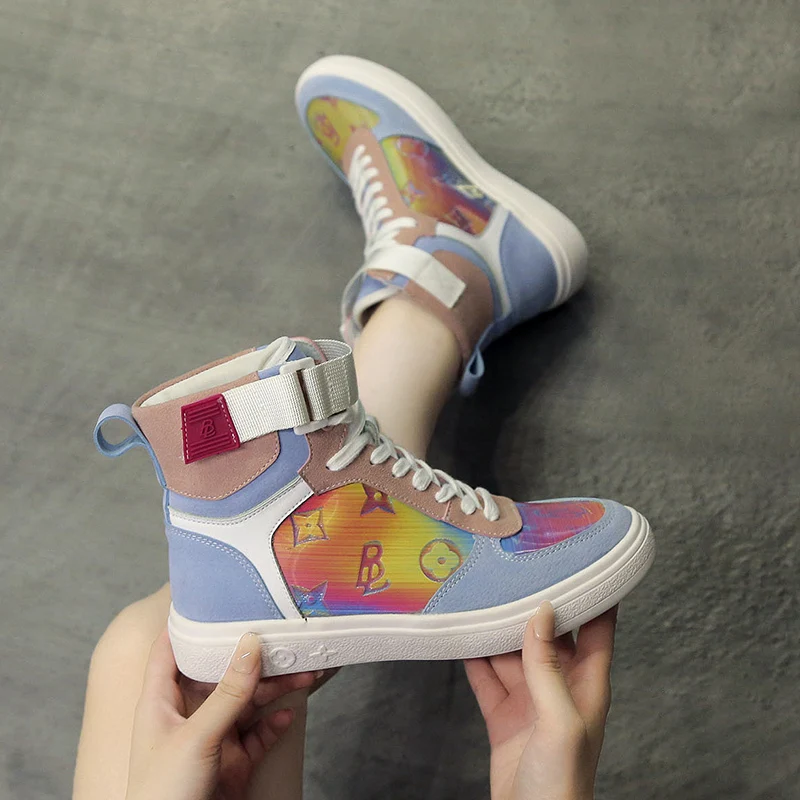 Удобные смешанные цвета дикие дышащие туфли на шнуровке тапочки плоские