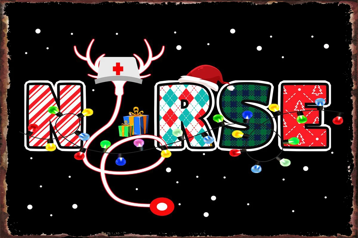 

Рождественский Настенный декор, украшение для комнаты, Ретро винтажный металлический знак, жестяные таблички для творчества, мужская пещер...