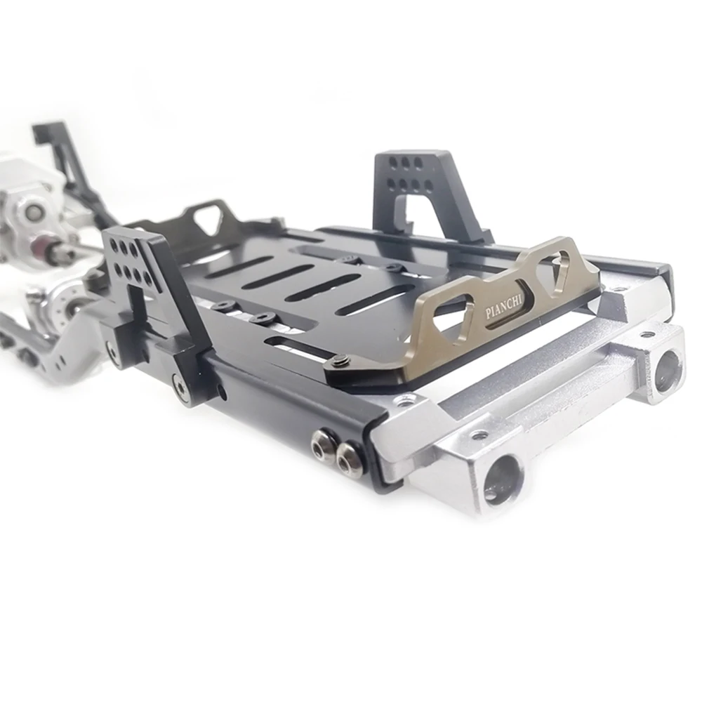

RS-RC 313mm 12.3" Wheelbase Prefixal Gearbox Metal Chassis Frame for 1/10 RC Crawler Car Axial SCX10 & SCX10 II 90046