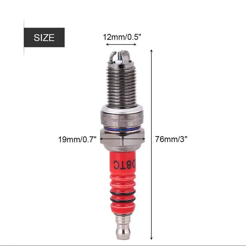 3 шт. D8TC электроды свечи зажигания гонки Свеча с электрод для CG 125 150 200cc CF250