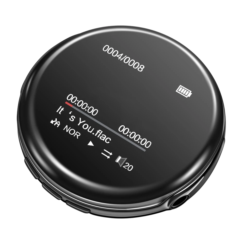 Миниатюрный MP3-плеер с Bluetooth металлический спортивный памятью 8 ГБ/16 ГБ FM-радио