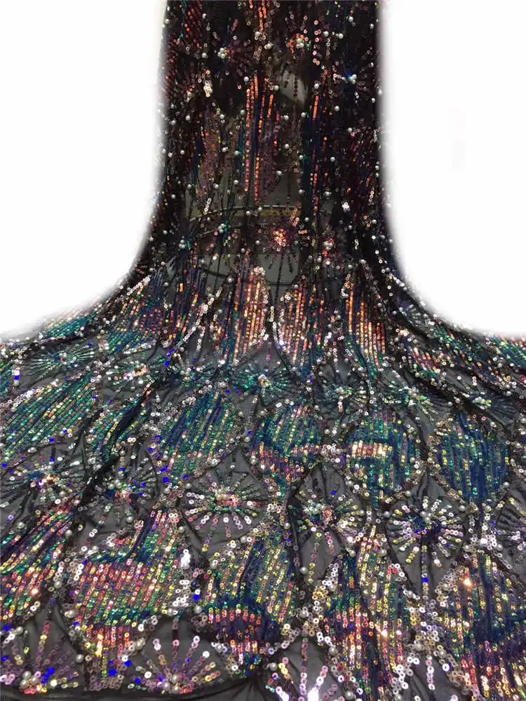 Фабричное предложение 2019 новейшая африканская гипюровая кружевная ткань с