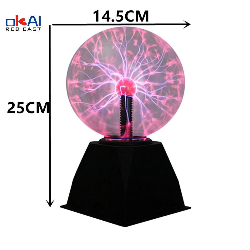 

Novelty Magic Crystal Plasma Ball Touch Light LED Children's Night Light Birthday Halloween Christmas Decoration Gift Lighting