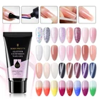 BORN PRETTY 30 мл блестящий гель для наращивания, серебристо-розовый акриловый гель для наращивания пальцев, гель для размачивания