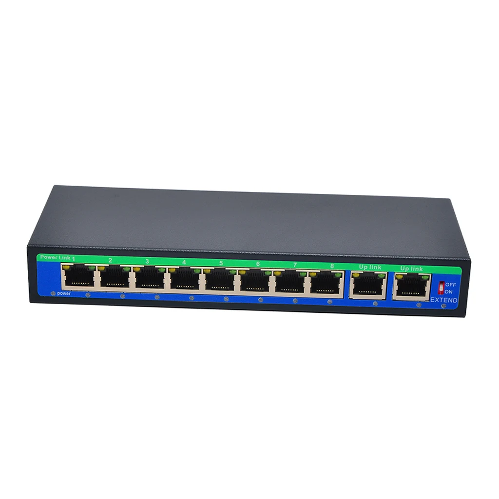 1 Uplink Power Over Ethernet коммутатор 4 5 +/7 8 Sup порт 12 В 24 в 48 9 портов 10/100 Мбит/с POE
