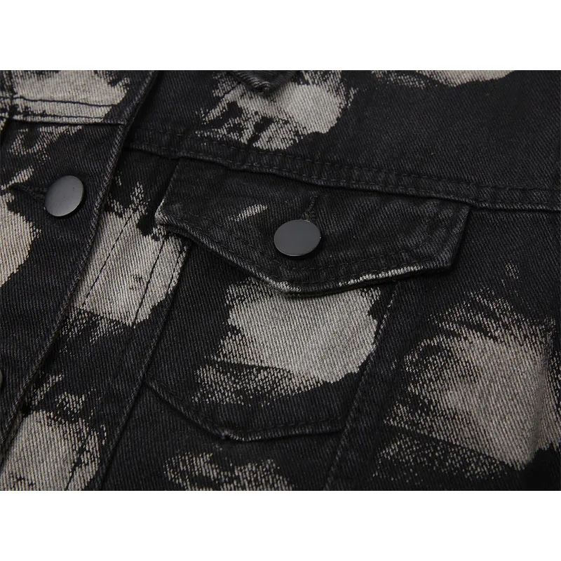 Женское черное джинсовое пальто осень 2021 Женская Повседневная маленькая