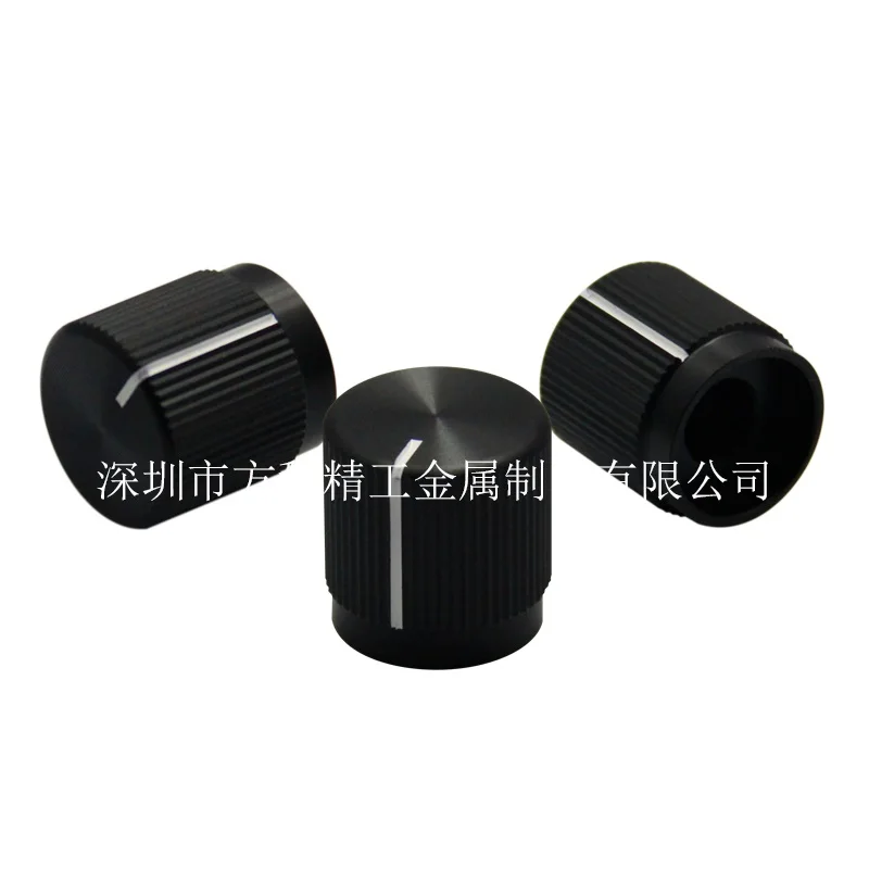 Маховик усилителя 15x15x6 мм, анодированный алюминий, матовый анодированный