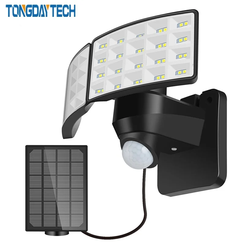 Новинка 2020 года светодиодный светильник Tongdaytech на солнечной батарее уличный с