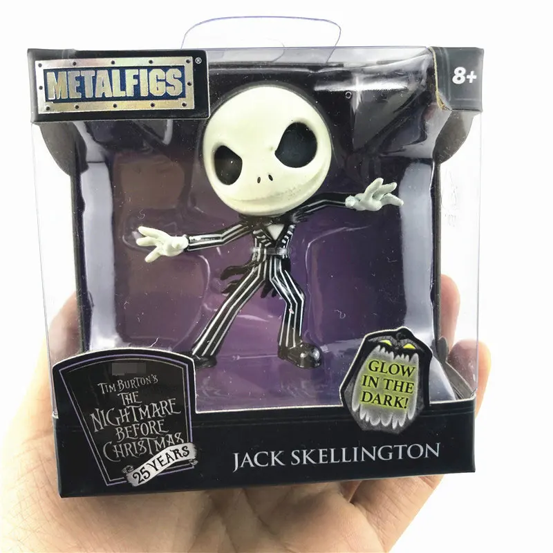 JADA мультфильм фильм фигурку модель игрушки Джек Скеллингтон 2 5 ''литья под