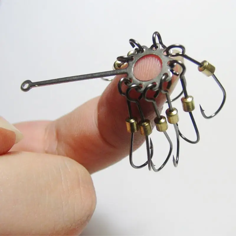 2 шт. с высоким содержанием углерода Сталь Sharp эксплозионные Крючки рыболовные