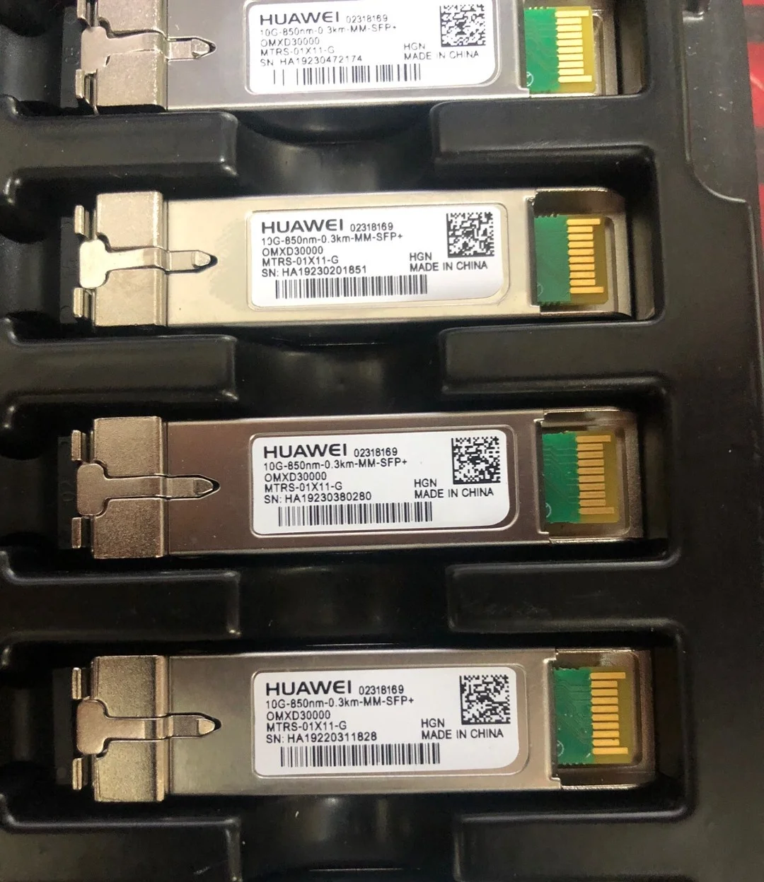 Оптический трансивер SFP + 10G многорежимный модуль (100% нм 0 3 км LC) Huawei