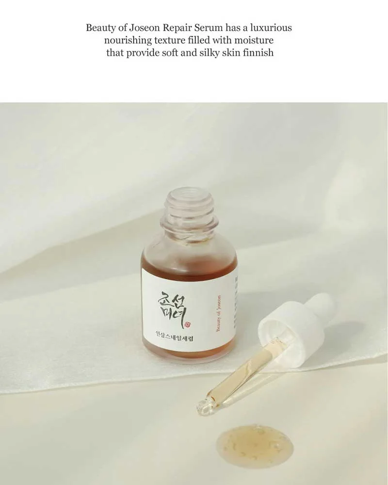 

BEAUTY OF JOSEON Repair Serum 30ml Ginseng Anti Wrinkle Essence Collagen Repair Care Moisturizing Cream Korean Ginseng Serum