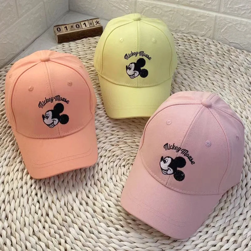 

Disney 2021 new children Mickey baseball cap cartoon cute Joker Cap boys and girls Mickey Mouse sunshade hat Unisex Outdoor