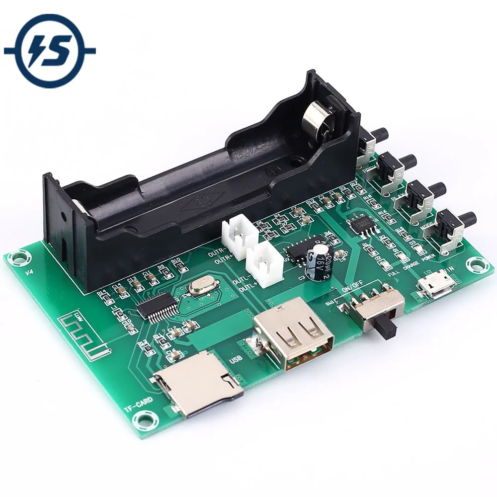 Двухканальный стереоусилитель Bluetooth модуль 5 Вт + беспроводной bluetooth приемник с