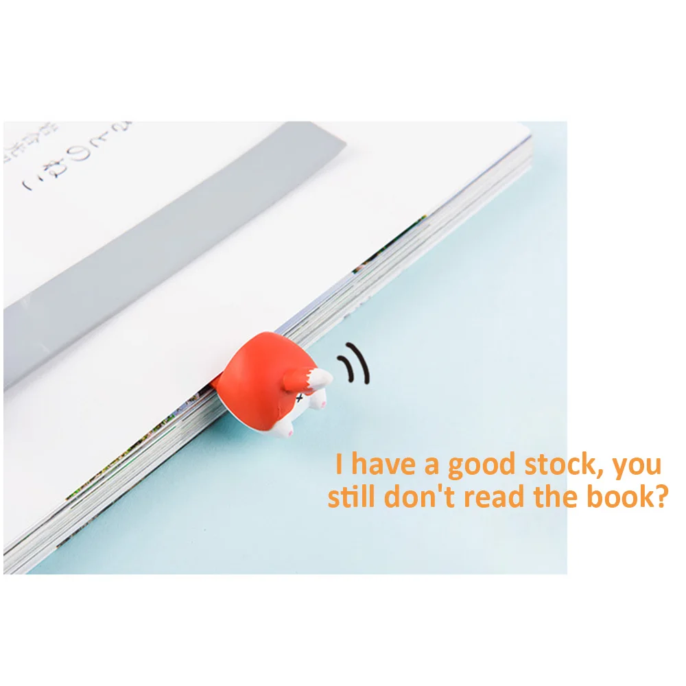 Милый Мультфильм Собака Кошка Хомяк лиса попка Закладка Новинка книга чтение