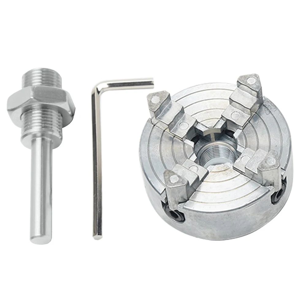 

4 Jaw Chuck for Metal Mini Lathe M12x1mm Collet Lathe Accessory 4 Jaw Chuck for Lathe Clamp Accessory Drill Adapter Lathe chuck
