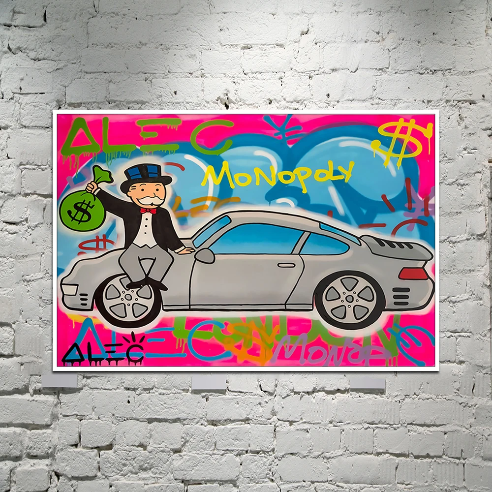 

HD Wall Art Canvas Poster Alec Monopolies PJ Fly Canvas Print Painting Decorative Picture For Living Room Home Decor Artwork
