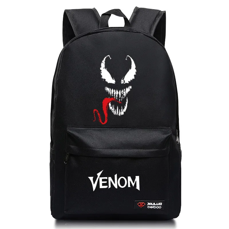 Светящийся рюкзак Venom Marvel Hero, школьная сумка, Студенческая Детская сумка для мальчиков и девочек, рюкзак для ноутбука, повседневный рюкзак, светится в темноте