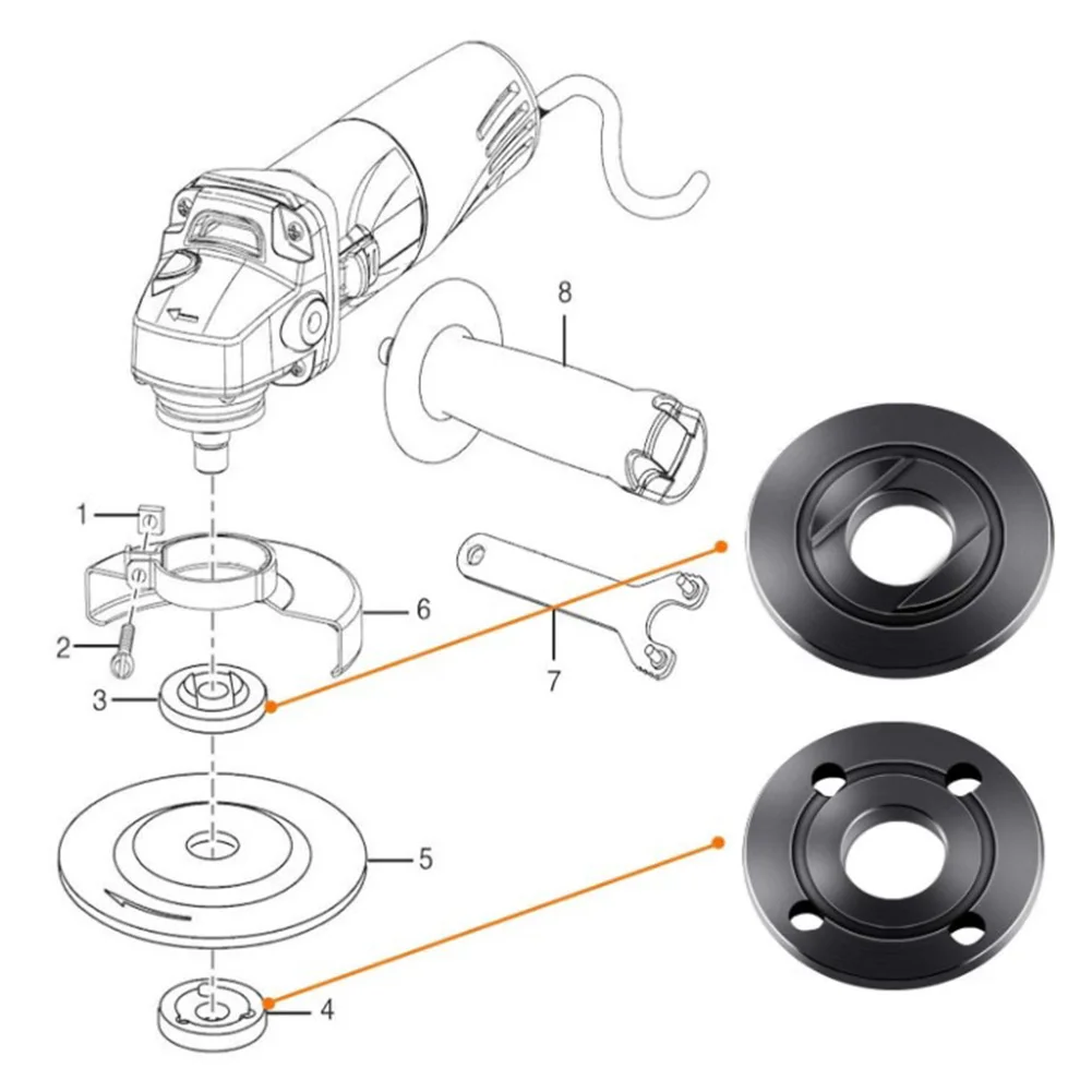 

For Dewalt Ryobi 224399-1 T1H7 Tools Black Kit Parts Accessories Grinder