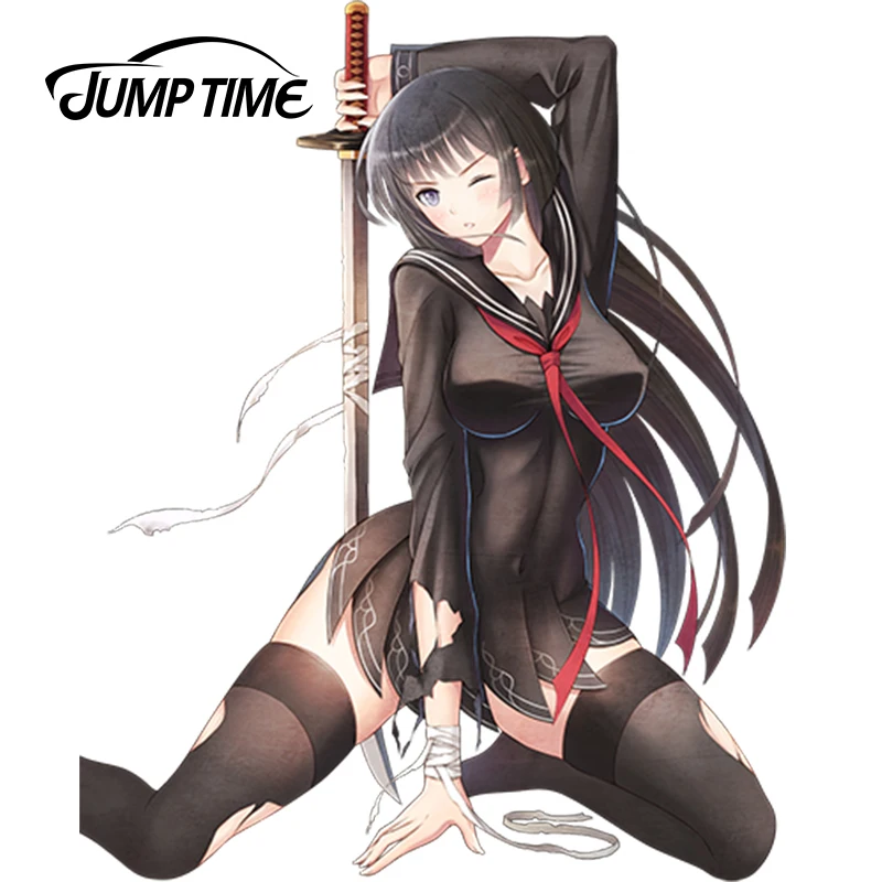 

JumpTime 13 см X10.4cm тэндо Kisara секси аниме наклейка воин бампер декоративная наклейка на окно Водонепроницаемый автомобиля Средства для укладки в...