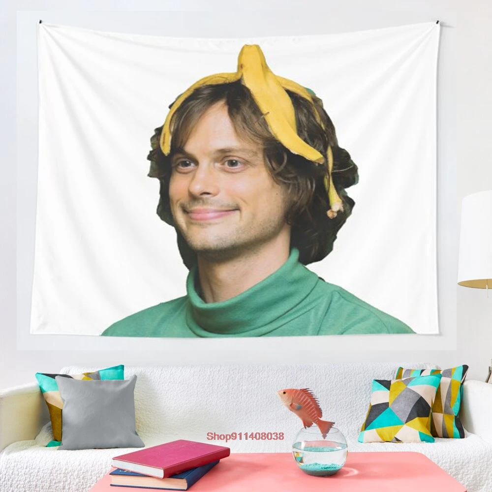 

Настенный Гобелен «Мэтью серый», украшение для творчества в стиле хиппи, луна, волк, Декор, настенное одеяло