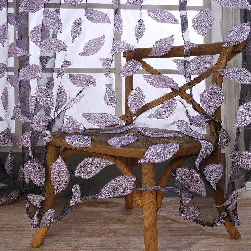 Занавески с 3D принтом занавески цветочной вышивкой прозрачные Из вуали для