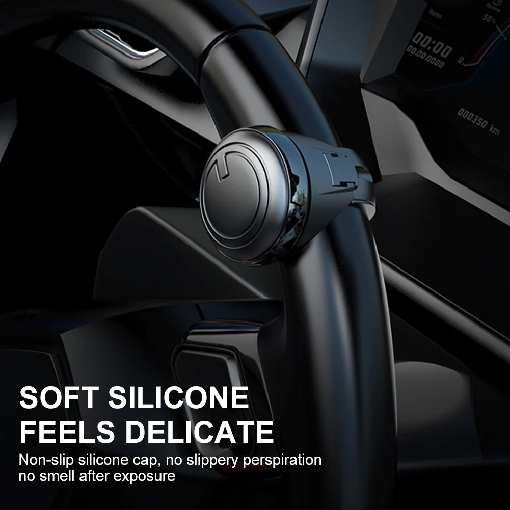 

Car Steering Wheel Spinner 360 Degree Turning Booster Auxiliary Power Handle Knob Metal Bearing Universal Knob for Car Truck SUV