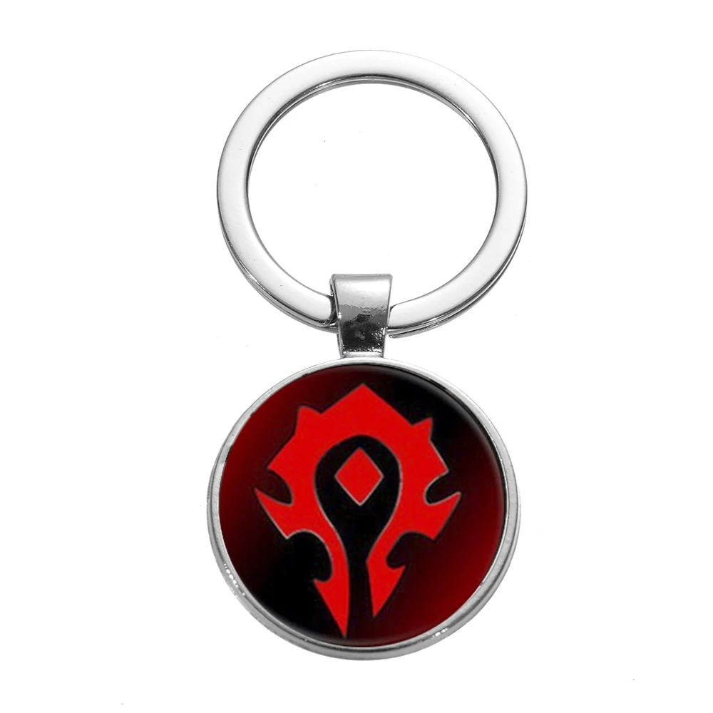 Новое поступление World of Warcraft Племенной баннер брелок для ключей флаг в стиле