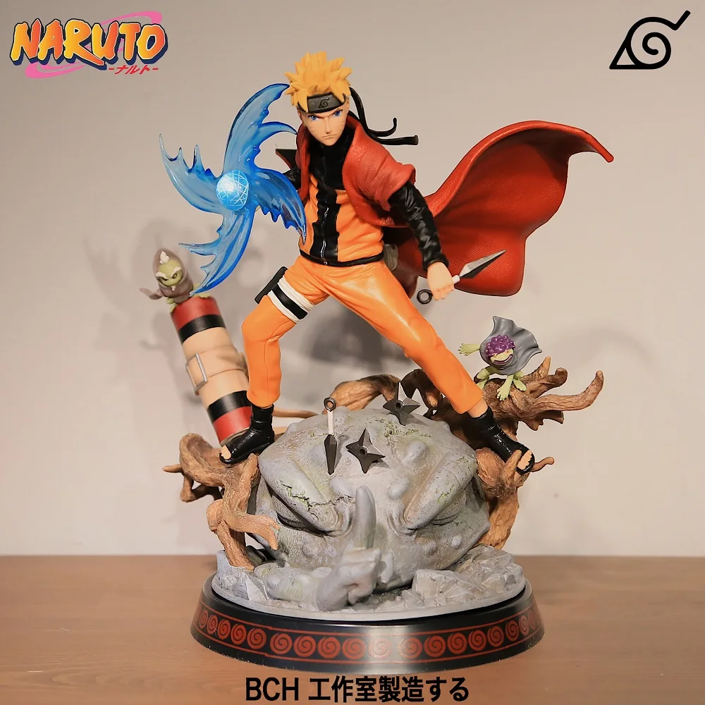 BANDAI рисунок аниме Наруто Модель горящий ветер жаба Фея экшн-фигурка 28 см Смола +