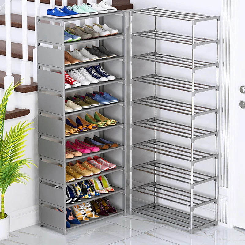 

Muitilayer Shoe Cabinets Thickened Iron Tube Shoe Organizer Rack Simple Assemble Shoe Rack Home Furniture Storage Cabinets