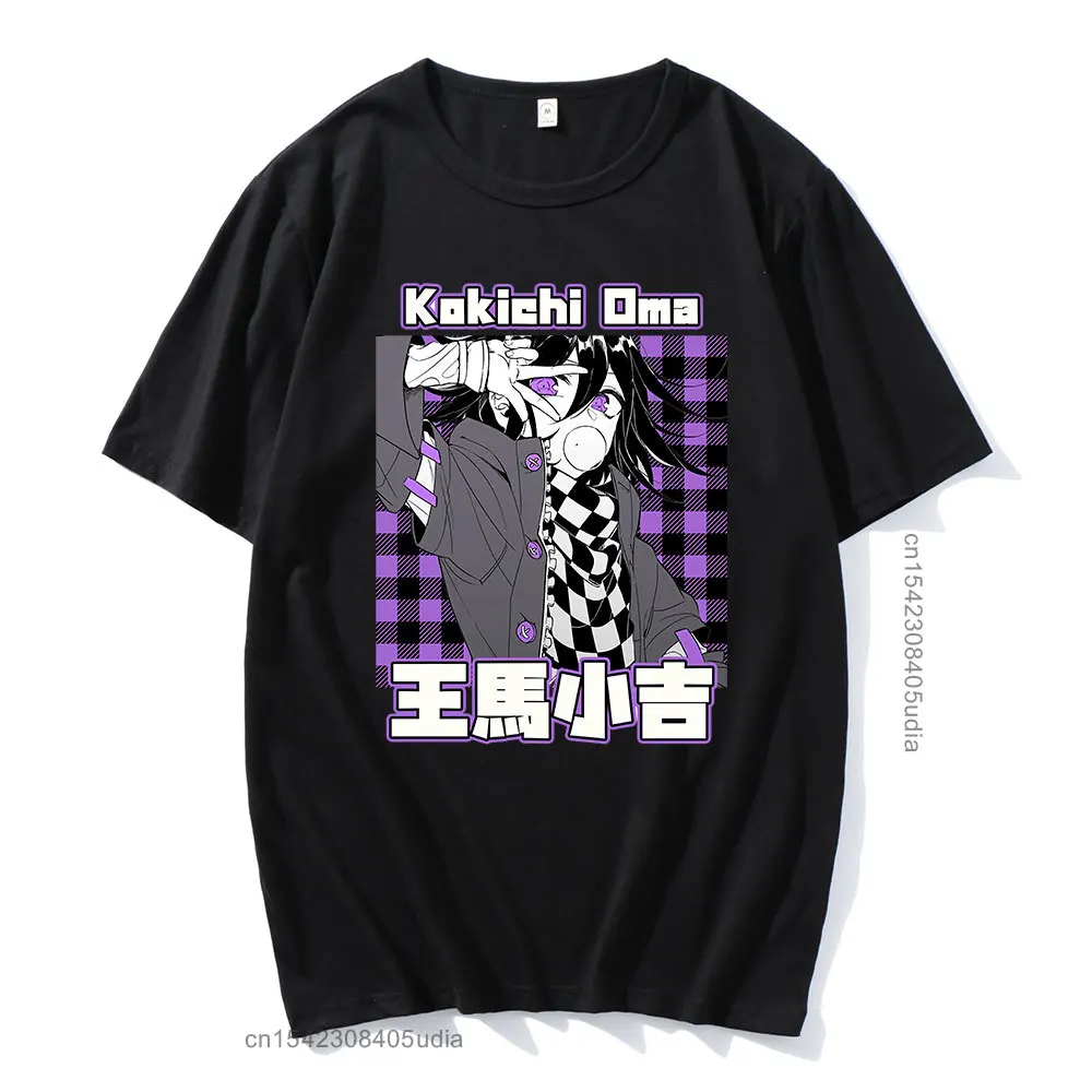 New Anime Danganronpa V3 Killing Harmony Oma Kokichi Printed O-Neck Tshirt Fashion Comfortable Tshirt Casual Cotton Shirts