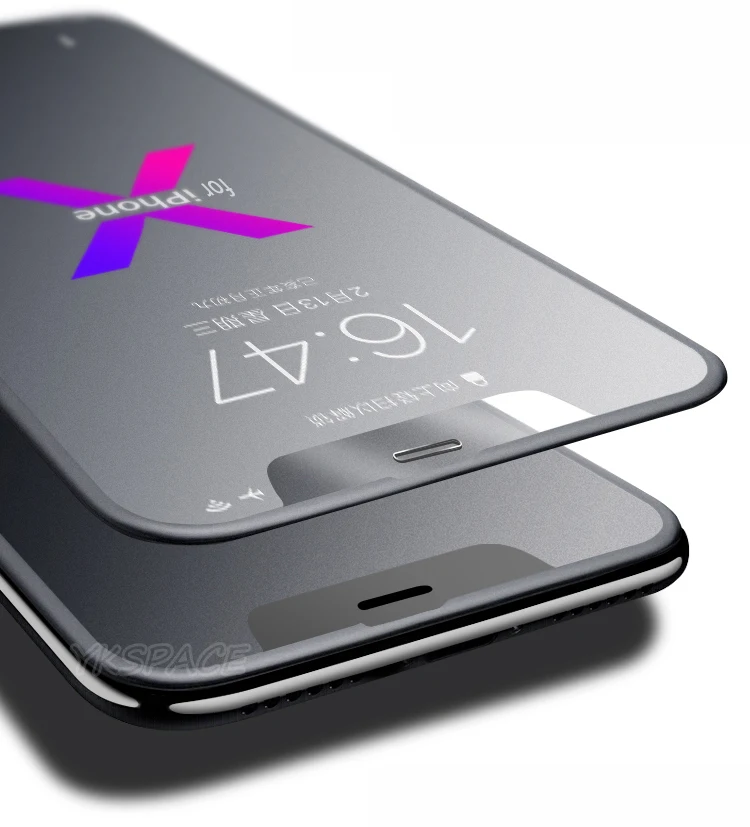 Лучшее качество полное покрытие матовое закаленное стекло для iPhone 6 6S 7 8 Plus X XR XS 11 Pro Max матовая защита экрана без отпечатков пальцев