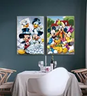 Студийный фон Disney с изображением Микки и Дональда дак