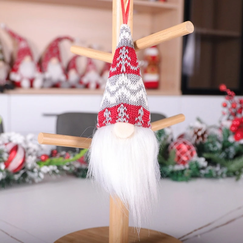 4pcs Christmas Faceless Doll Decorations Swedish Gnome Tomte Toy Hanging Tree Ornaments Thanks Giving Day Gifts | Дом и сад