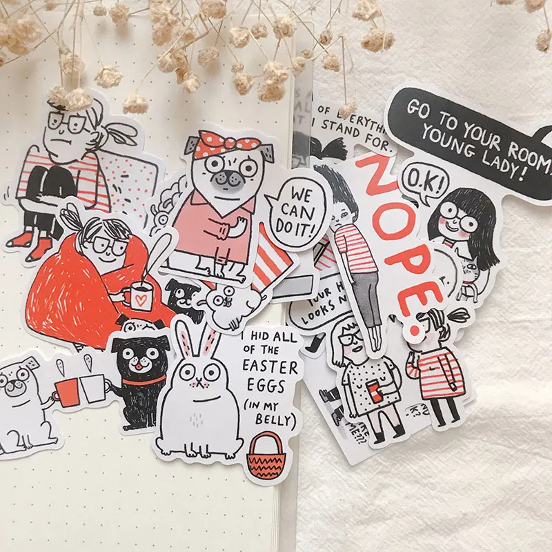 13 звёзд Ретро Мультфильм американские слова наклейка сделай сам скрапбукинг