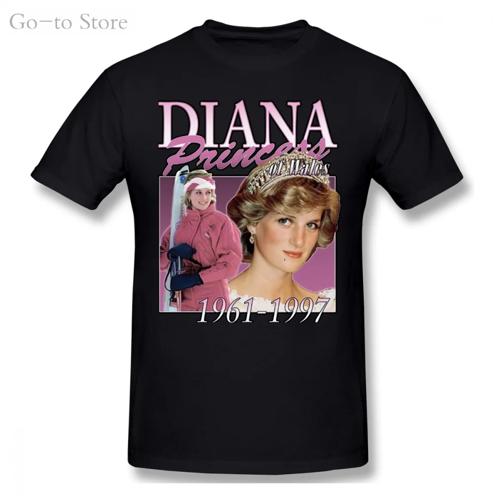 

Homage Men Princess Diana Pink T-Shirt Tshirt Men Black Short Sleeve Cotton Hip Hop T-Shirt Print Tee Shirts Tops Cool 2020(1)