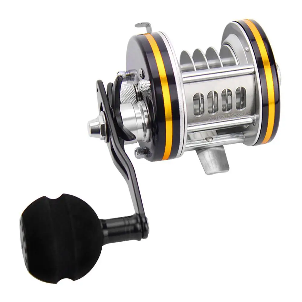 

Full Metal Ice Fishing Reel 15KG Max Drag 6+11BB 3/4/5/6/8/10 Hole Drum Reels Bait Casting Reel On For Winter Ice Fishing Tackle